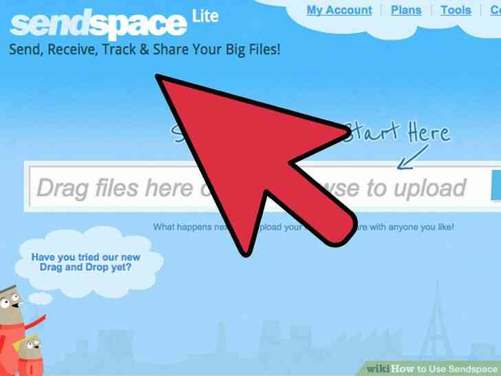 Image intitulée Utilisation Sendspace l